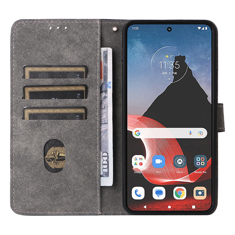 Chargez l&#39;image dans la visionneuse de la galerie, [With Card Solt] Motorola Moto ThinkPhone - PU Leather Material with Card Slots Cats Wallet Case
