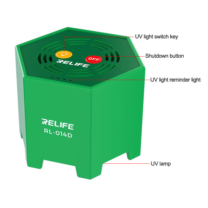 Cargue la imagen en el visor de la galería, [RL-014D] RELIFE Smart UV Curing Lamp with Battery - Polar Tech Australia
