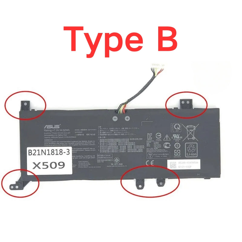 Cargue la imagen en el visor de la galería, [B21N1818 &amp; B21N1818-3] ASUS VivoBook 14 X409 VivoBook 15 X512 VivoBook 17 X712 - Replacement Battery - Polar Tech Australia
