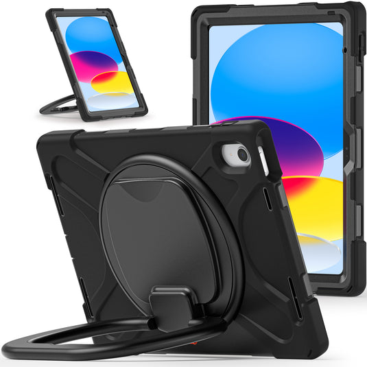 Apple iPad 10th 2022 10.9“ EVA Kid Friendly Heavy Duty Ring Holder Stand Case - Polar Tech Australia