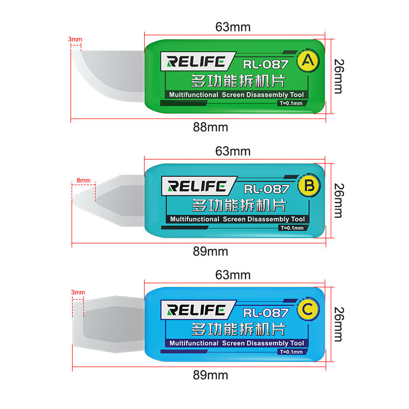 Load image into Gallery viewer, [RL-087] RELIFE Multifunctional Screen Disassembly Tool set/3 pcs - Polar Tech Australia
