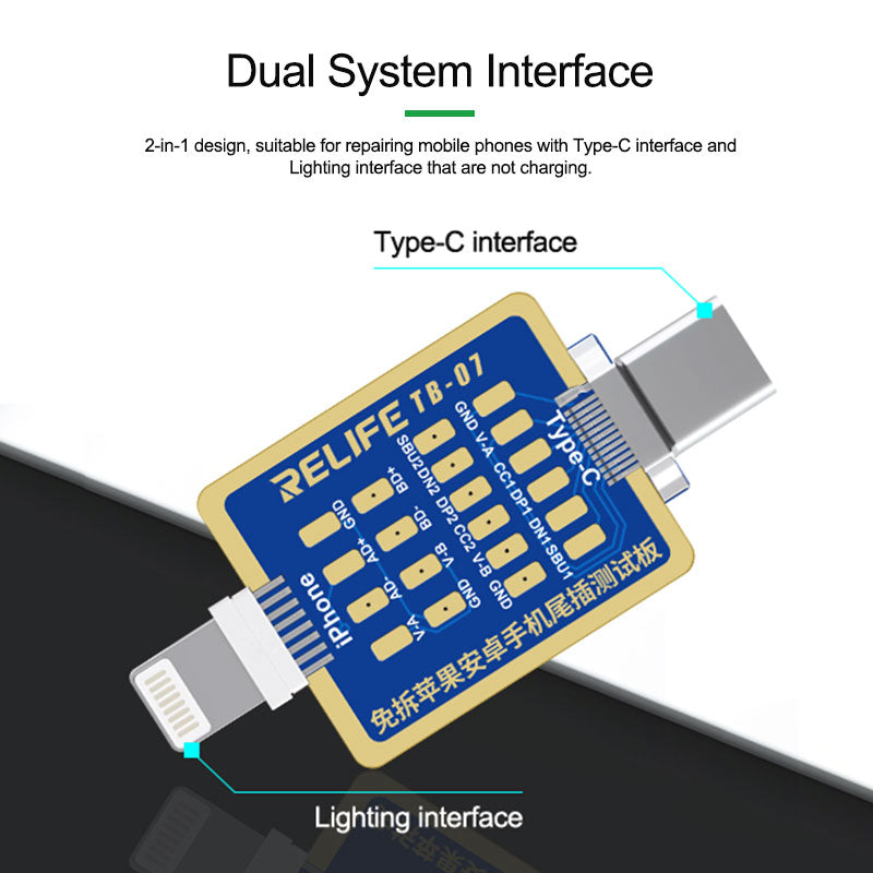 Cargue la imagen en el visor de la galería, [TB-07] RELIFE Disassembly-Free IP Android Phone Charge Interface Test Board - Polar Tech Australia
