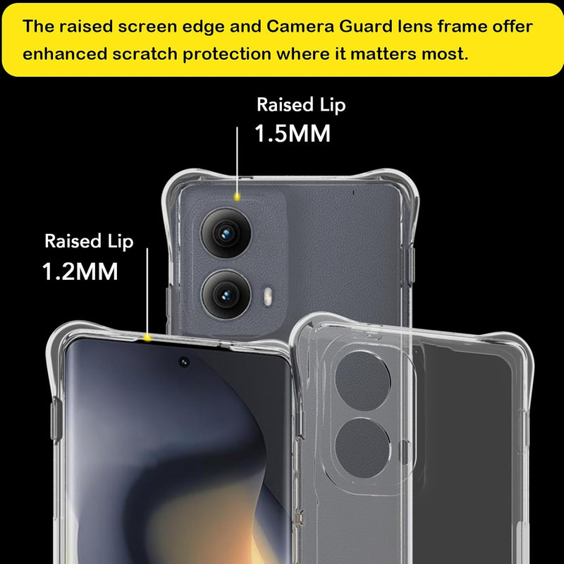 Load image into Gallery viewer, Motorola Moto Edge 2024 - AirPillow Cushion Transparent Soft Clear TPU Four Corners Protective Case
