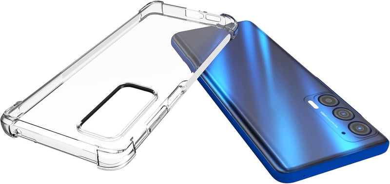 Cargue la imagen en el visor de la galería, Motorola Moto Edge 2021 - AirPillow Cushion Transparent Soft Clear TPU Four Corners Protective Case
