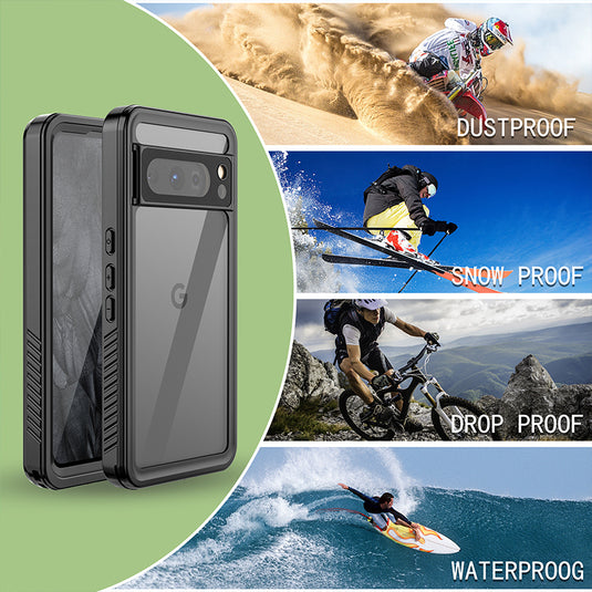 Google Pixel 6A 5G (GX7AS) Redpepper Full Covered Waterproof Heavy Duty Tough Armor Case - Polar Tech Australia