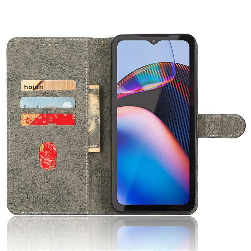 Load image into Gallery viewer, [With Card Solt] Motorola Moto Defy 2 - Flip Folio Case with Card Holders Leather Wallet Case
