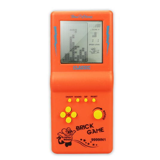 Classic Brick Game Handheld Game Console, Bulit-in 7 Kinds Games