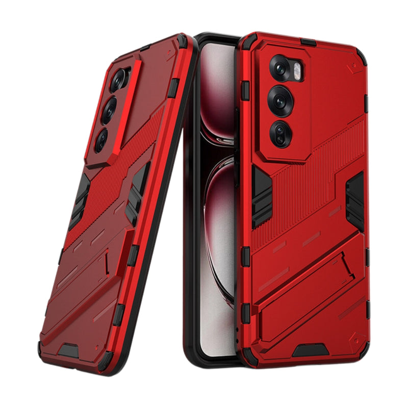 Cargue la imagen en el visor de la galería, OPPO Reno12/Pro - Armored Style Shockproof Stand Phone Case
