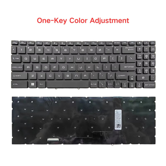 MSI Sword 15 Replacement Keyboard Flex US Layout With Backlit