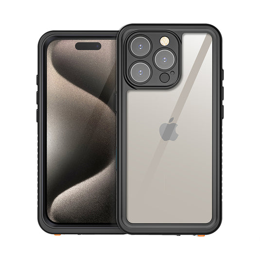 [IP68 Waterproof][With Sliding Adjustment Feature] Apple iPhone 16 / 16 Plus / 16 Pro / 16 Pro Max - Redpepper Full Covered Heavy Duty Tough Armor Case