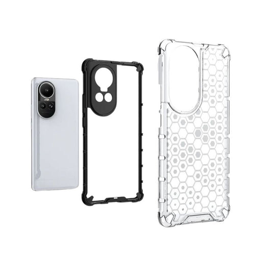 OPPO Reno10 (CPH2531) - Honeycomb Transparent Shockproof Protection Case - Polar Tech Australia