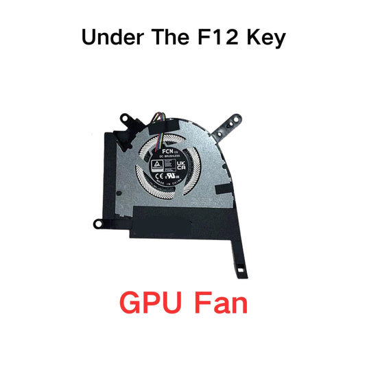 ASUS TUF A15 FA507NU FA507NV FA507RM FA507RR FA507RW FA507XI FA507XU FA507XV FX507VI FX507VU Series - CPU & GPU Cooling Fans Replacement Parts