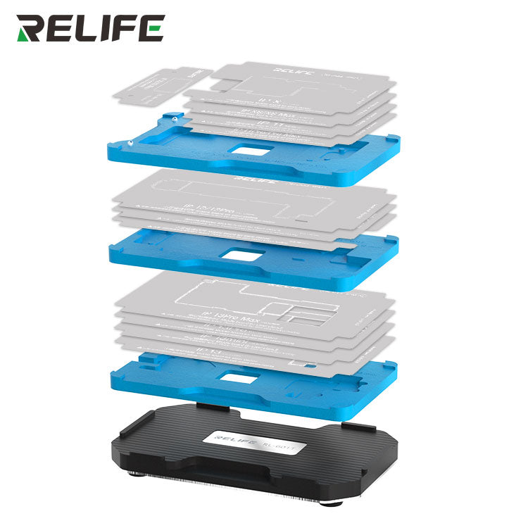 Cargue la imagen en el visor de la galería, [RL-601T] RELIFE 22-in-1 iPhone Mid-Tier Motherboard Repair Fixture Set - Polar Tech Australia
