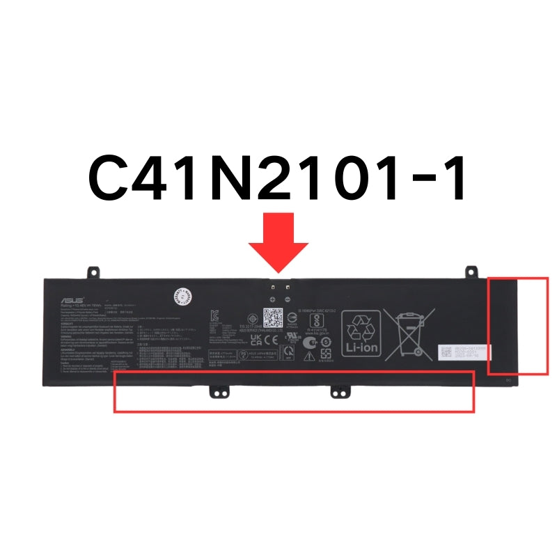 Load image into Gallery viewer, [C41N2101 &amp; C41N2101-1] ASUS Rog ZEPHYRUS G14 GA402RJ-L4076W/TUF DASH F15 FX517ZC-HN085W Replacement Battery - Polar Tech Australia
