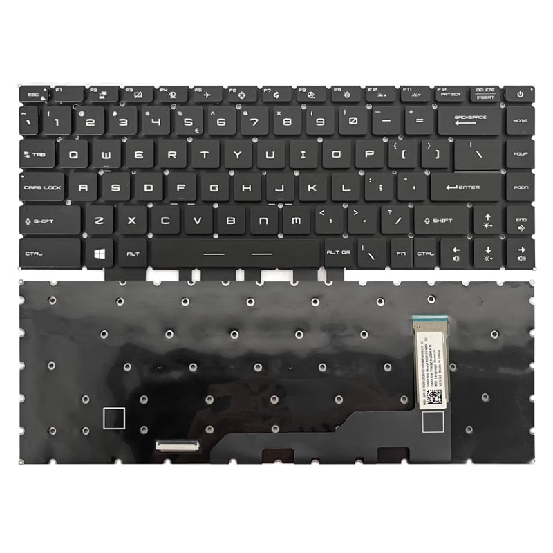 Chargez l&#39;image dans la visionneuse de la galerie, MSI reator Z16 MS-1571 Z16-A11UET 16V4 14D3 14DK Series - Laptop Keyboard With Backlit US Layout
