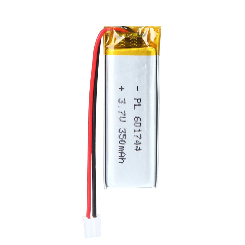 Cargue la imagen en el visor de la galería, [PH2.0-JST Connector][601744] Universal 350mAh 3.7V Rechargeable Li-Ion Lithium Polymer Battery - Polar Tech Australia
