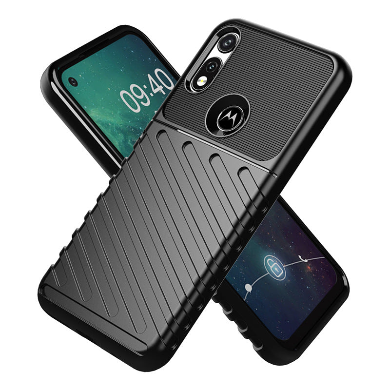 Load image into Gallery viewer, Motorola Moto Defy 2 - AirPillow Cushion Transparent Soft Clear TPU Four Corners Protective Case
