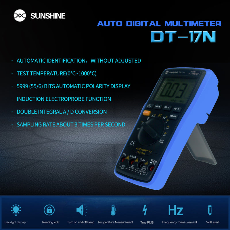 Load image into Gallery viewer, [DT-17N] SUNSHINE Fully Automatic Digital Multimeter - Polar Tech Australia
