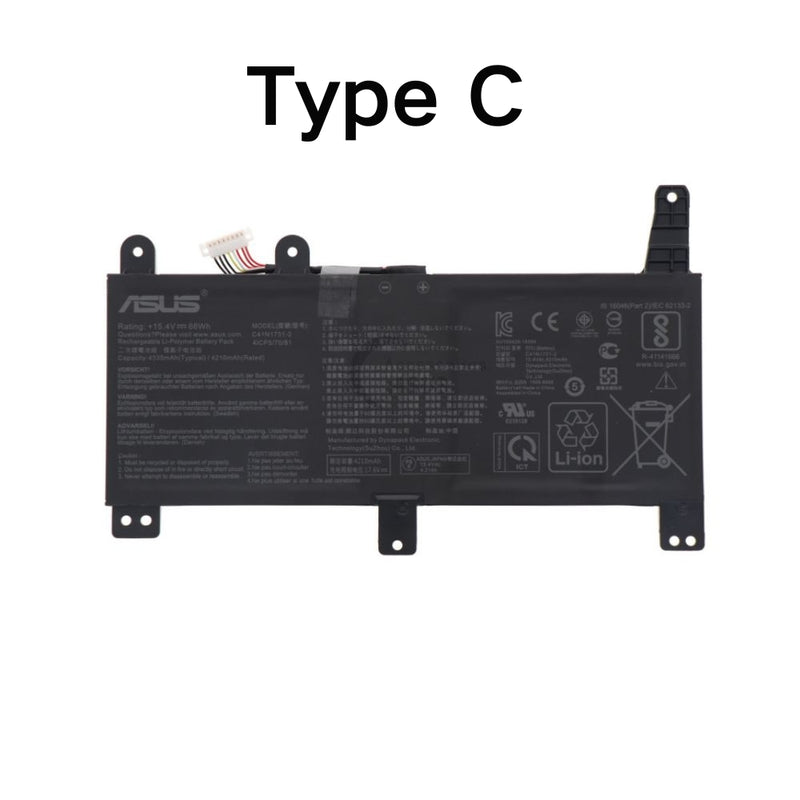 Chargez l&#39;image dans la visionneuse de la galerie, [C41N1731] ASUS Rog STRIX GL504GV G731GU-EV089T/G15 G512LV-HN236T Replacement Battery - Polar Tech Australia
