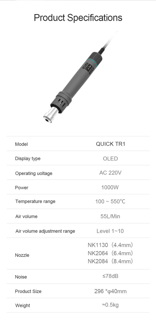 [TR1] QUICK TR1 Smart Portable Air Gun - Polar Tech Australia