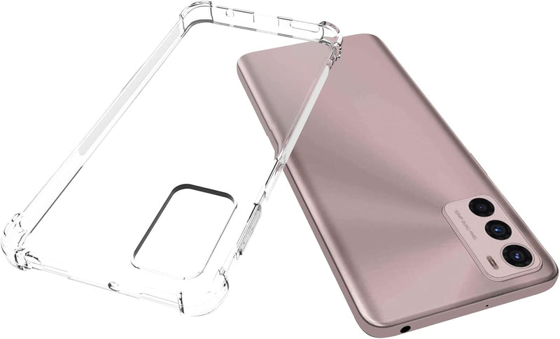 Cargue la imagen en el visor de la galería, Motorola Moto G42 - AirPillow Cushion Transparent Soft Clear TPU Four Corners Protective Case
