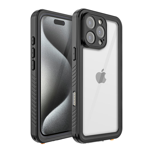 [IP68 Waterproof][With Sliding Adjustment Feature] Apple iPhone 16 / 16 Plus / 16 Pro / 16 Pro Max - Redpepper Full Covered Heavy Duty Tough Armor Case