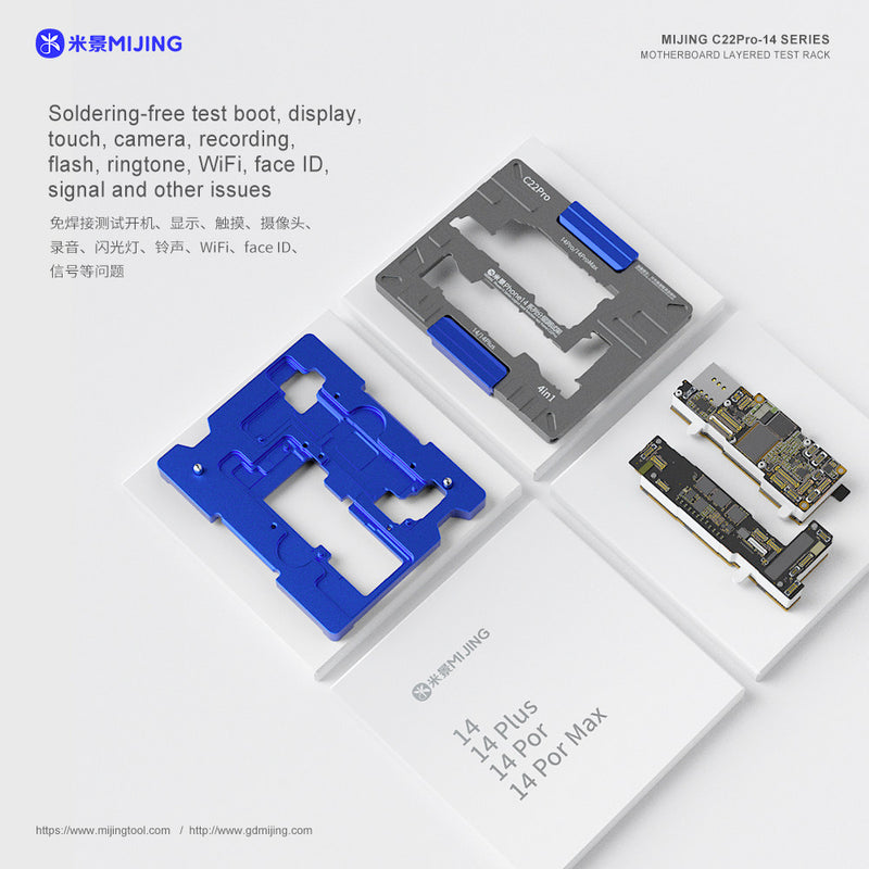 Chargez l&#39;image dans la visionneuse de la galerie, [C22 Pro] MIJING Main Board Layered Test Rack (14 series)
