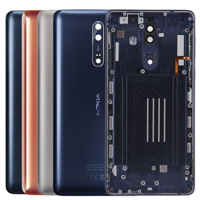 [With Camera Lens] Nokia 8 (TA-1004) Back Rear Housing Frame - Polar Tech Australia