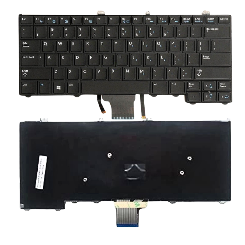 Chargez l&#39;image dans la visionneuse de la galerie, DELL Latitude E7440 E7420 E7240 E7420D 12 7000 Series - Laptop Keyboard With Back Light US Layout
