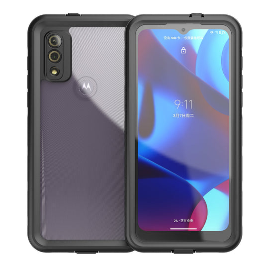 [A-Series] Motorola Moto G Pure (2021) - Redpepper Full Covered Waterproof Heavy Duty Tough Armor Case