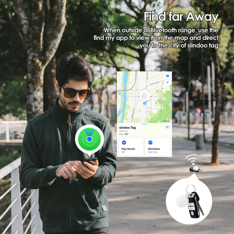 Load image into Gallery viewer, [Siindoo]  AirTag Mini GPS Tracker Smart Tag Luggage Wallet Pet Key Finder
