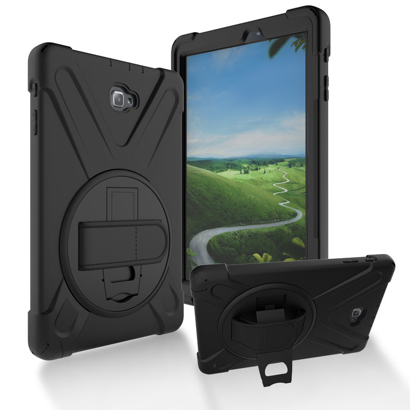 Chargez l&#39;image dans la visionneuse de la galerie, Samsung Galaxy Tab A 2018 8&quot; (T387/T387Y) Heavy Duty 360 Degree Rotate Stand Hand Strap Case - Polar Tech Australia
