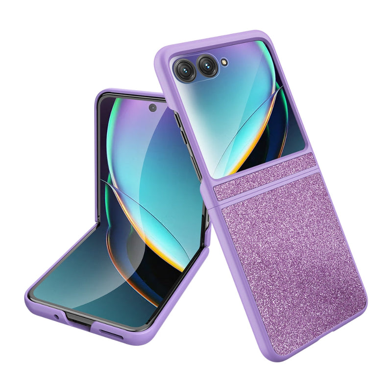 Chargez l&#39;image dans la visionneuse de la galerie, Motorola Razr 40 Ultra - Glitter Sparkly Silicone Full Coverage Shockproof Phone Case
