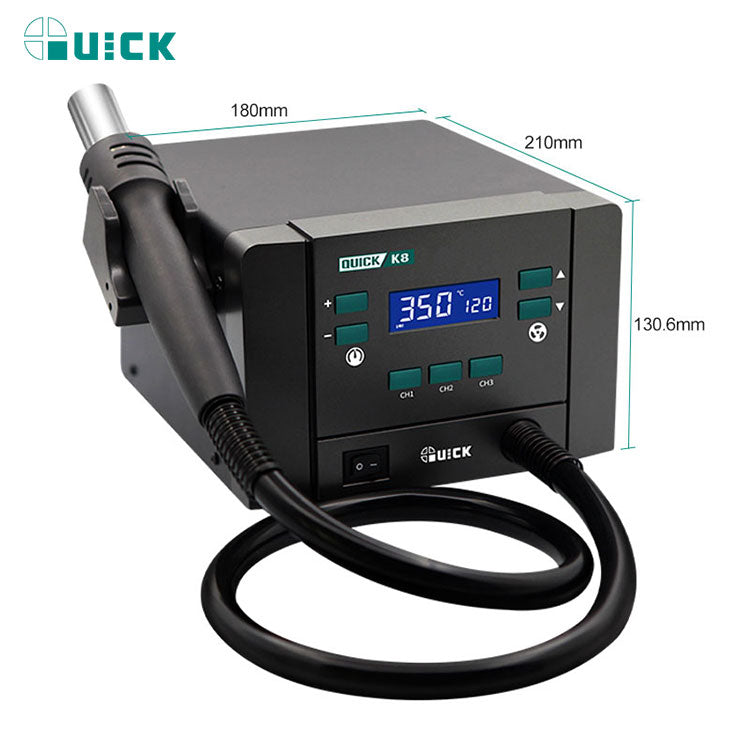 Load image into Gallery viewer, [K8] Quick Lead-Free Hot Air Soldering Station 220V - Polar Tech Australia
