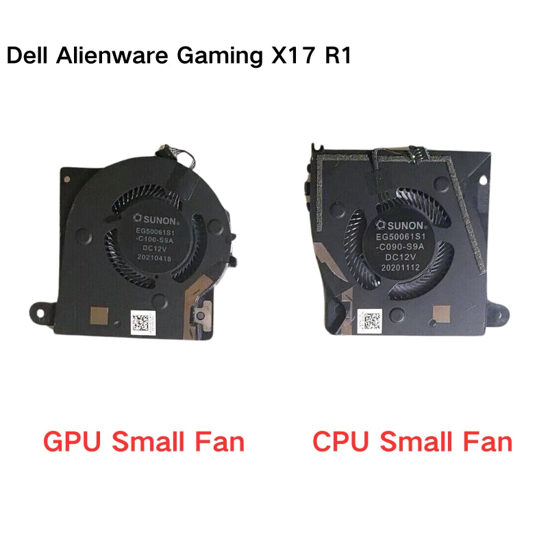 Chargez l&#39;image dans la visionneuse de la galerie, Dell Alienware Gaming X17 R1 R2 Series - Laptop CPU &amp; GPU Cooling Fan
