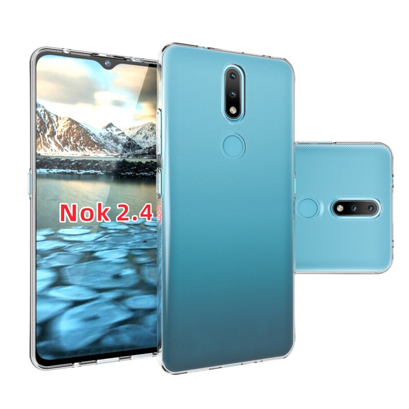 Load image into Gallery viewer, Nokia 2.4 - AirPillow Cushion Transparent Soft Clear TPU Four Corners Protective Case
