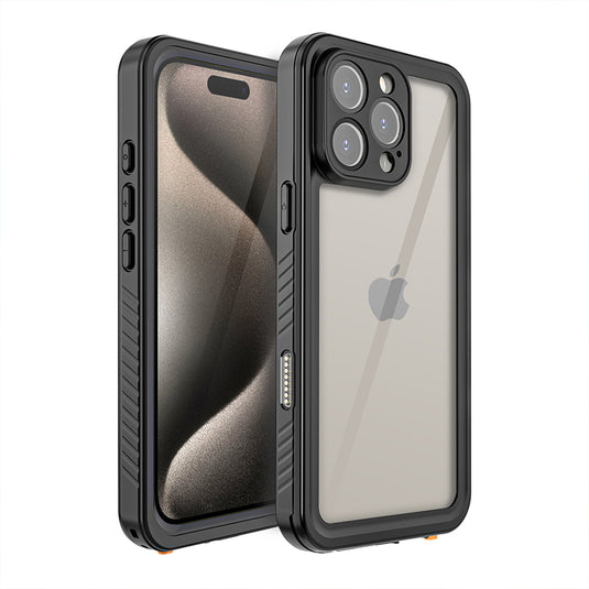 [IP68 Waterproof][With Sliding Adjustment Feature] Apple iPhone 16 / 16 Plus / 16 Pro / 16 Pro Max - Redpepper Full Covered Heavy Duty Tough Armor Case