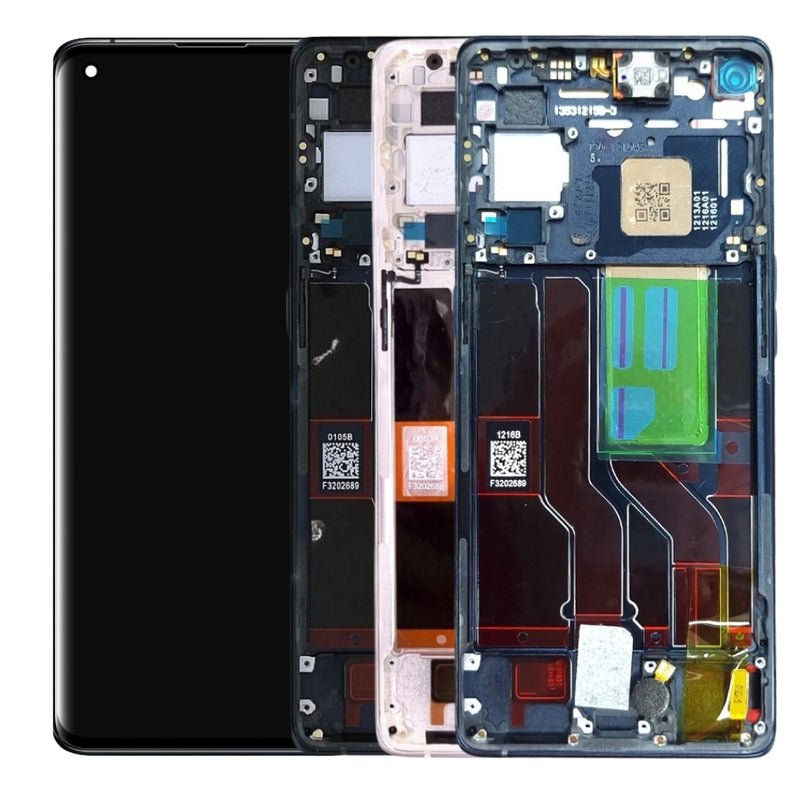 Chargez l&#39;image dans la visionneuse de la galerie, [With Frame] OPPO Find X3 Neo (CPH2207) - AMOLED LCD Display Touch Digitizer Screen Assembly - Polar Tech Australia
