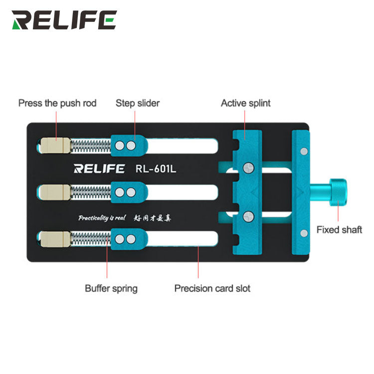 Cargue la imagen en el visor de la galería, [RL-601L] RELIFE Card Slot Mobile Phone Motherboard Repair Multi-Purpose Fixture - Polar Tech Australia
