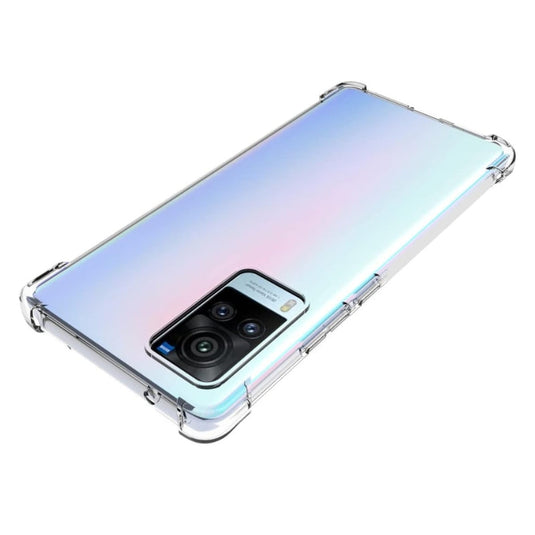 Vivo X60 Pro - AirPillow Cushion Transparent Soft Clear TPU Four Corners Protective Case