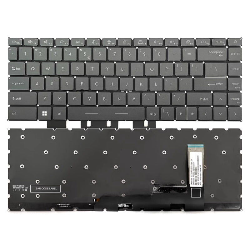 Load image into Gallery viewer, MSI reator Z16 MS-1571 Z16-A11UET 16V4 14D3 14DK Series - Laptop Keyboard With Backlit US Layout
