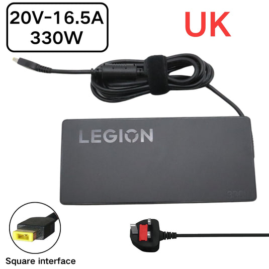 [20V-16.5A/300W][Yellow Square] Lenovo Legion Pro 7 16IRX8H 9 16IRX8 Laptop AC Power Supply Adapter Charger