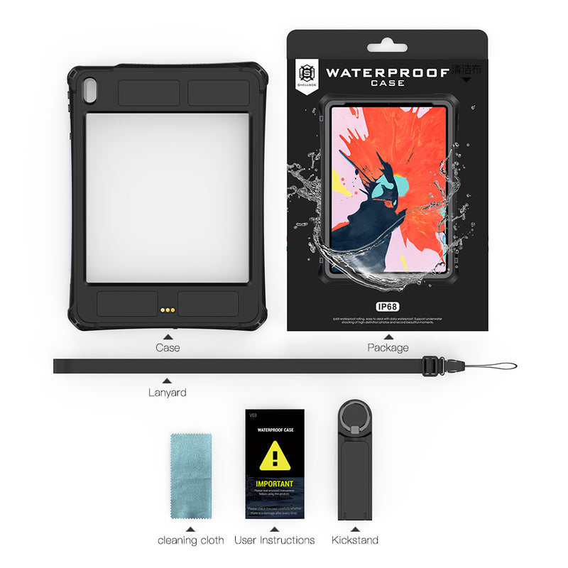 Cargue la imagen en el visor de la galería, Apple iPad Air 4/5 10.9&quot; Shellbox Waterproof Heavy Duty Lifeproof Style Case - Polar Tech Australia
