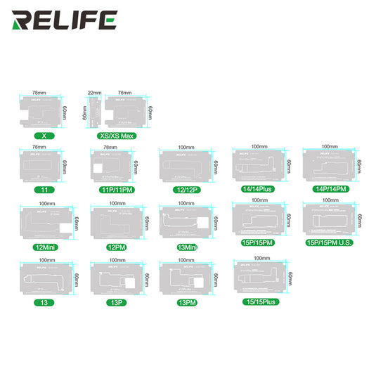 [RL-601T] RELIFE 22-in-1 iPhone Mid-Tier Motherboard Repair Fixture Set - Polar Tech Australia