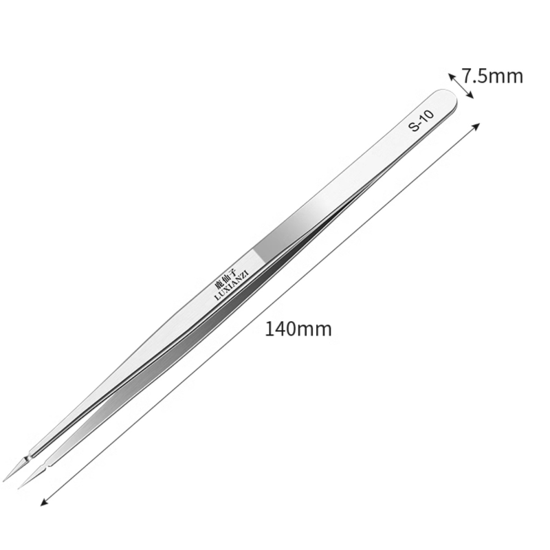 Chargez l&#39;image dans la visionneuse de la galerie, High-Precision S-10 Straight Tip Tweezer
