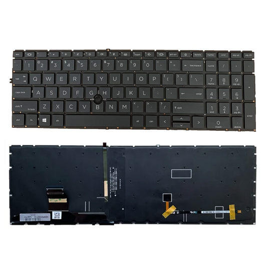 HP 850 855 750 755 G7 G8 HSN-I41C-5 Zbook Firefly 15 Series - Laptop Keyboard With Back Light US Layout