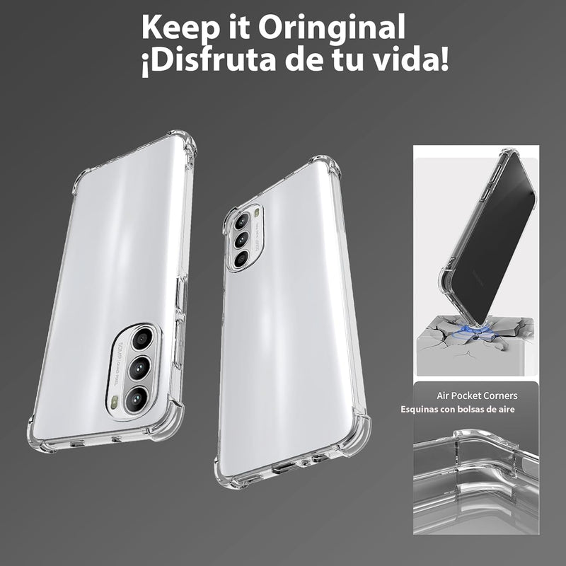 Load image into Gallery viewer, Motorola Moto G82 5G / Moto G52 - AirPillow Cushion Transparent Soft Clear TPU Four Corners Protective Case
