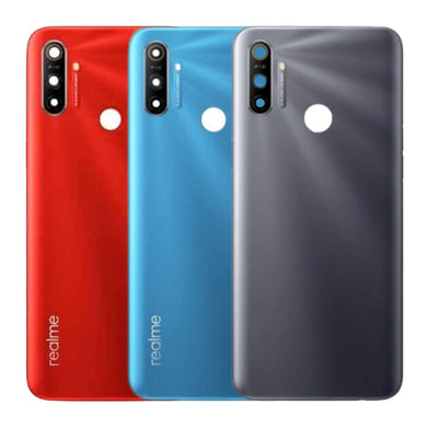 [With Camera Lens] Realme C3 (RMX2020, RMX2021, RMX2027) - Back Rear Battery Cover Panel - Polar Tech Australia