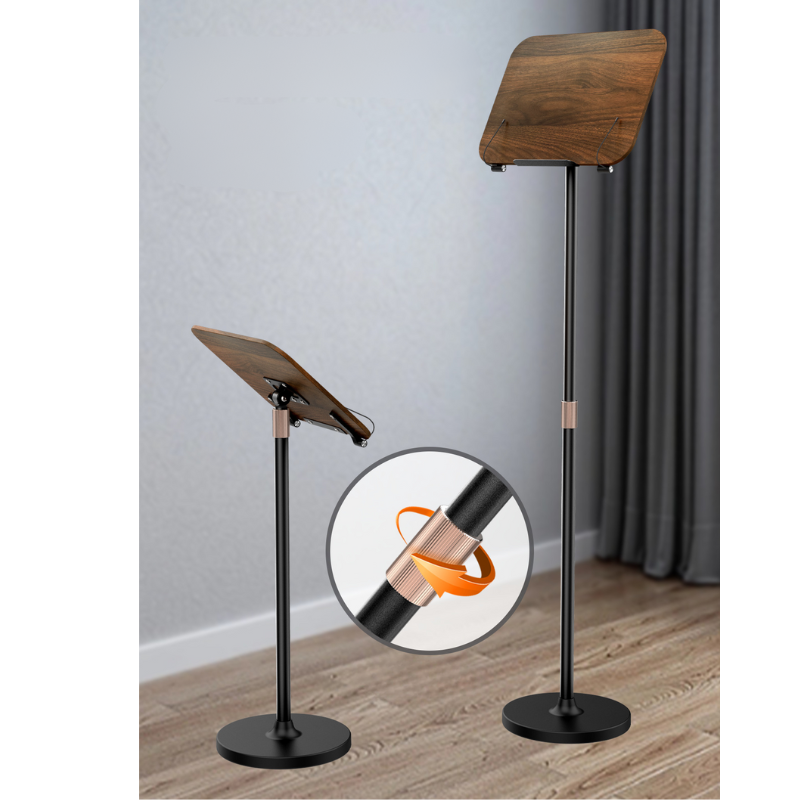 Cargue la imagen en el visor de la galería, [S02-B] BONERUY Floor-Standing Adjustable Laptop Stand Music Score Holder
