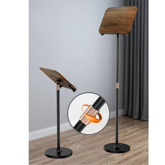 [S02-B] BONERUY Floor-Standing Adjustable Laptop Stand Music Score Holder